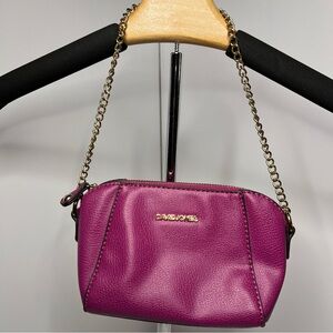 David Jones Magenta Mini Chain Shoulder Bag